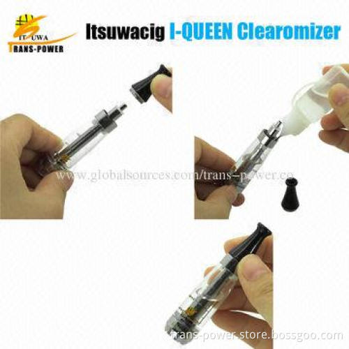 2014 Lastest Refillable Ecigarette Itsuwa, Huge Vapor eGo I-Queen Blister